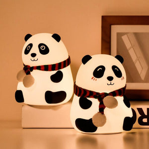 Luminária De Panda Com Led USB Silicone